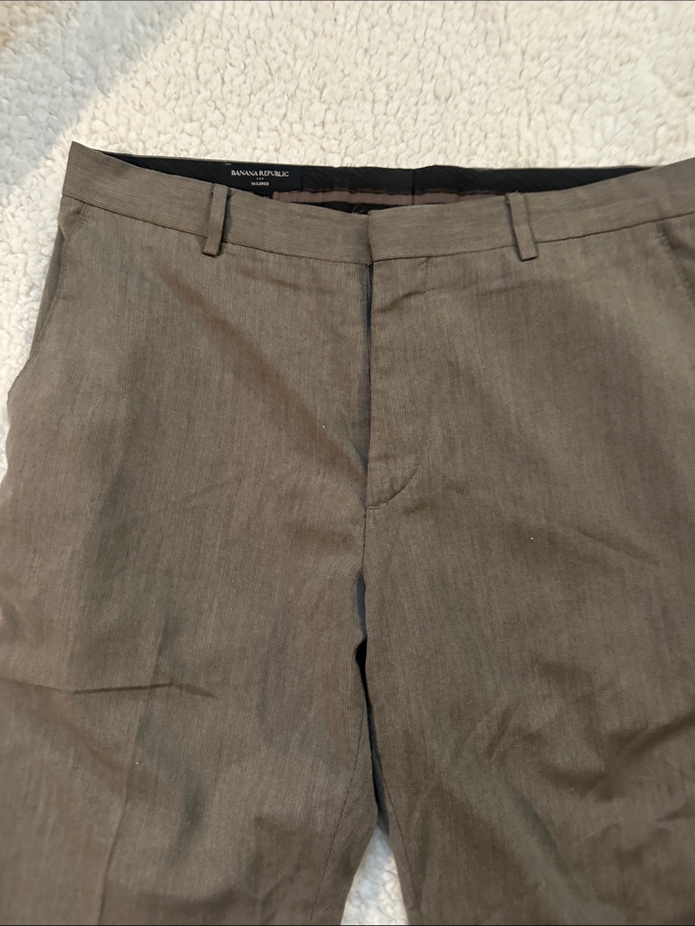 Banana Republic Men's Dress Pants - Olive